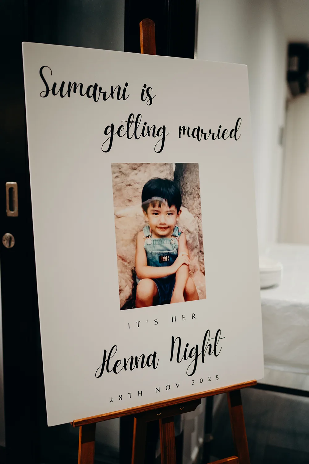 Bride's Henna Night in Singapore.