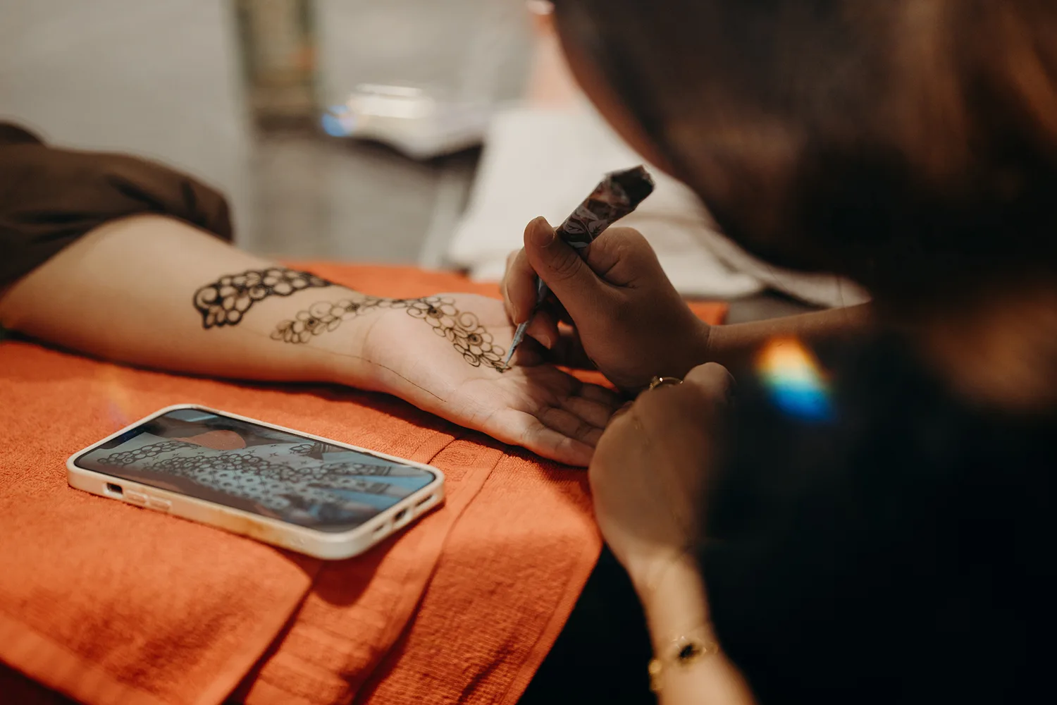 Bride's Henna Night in Singapore.
