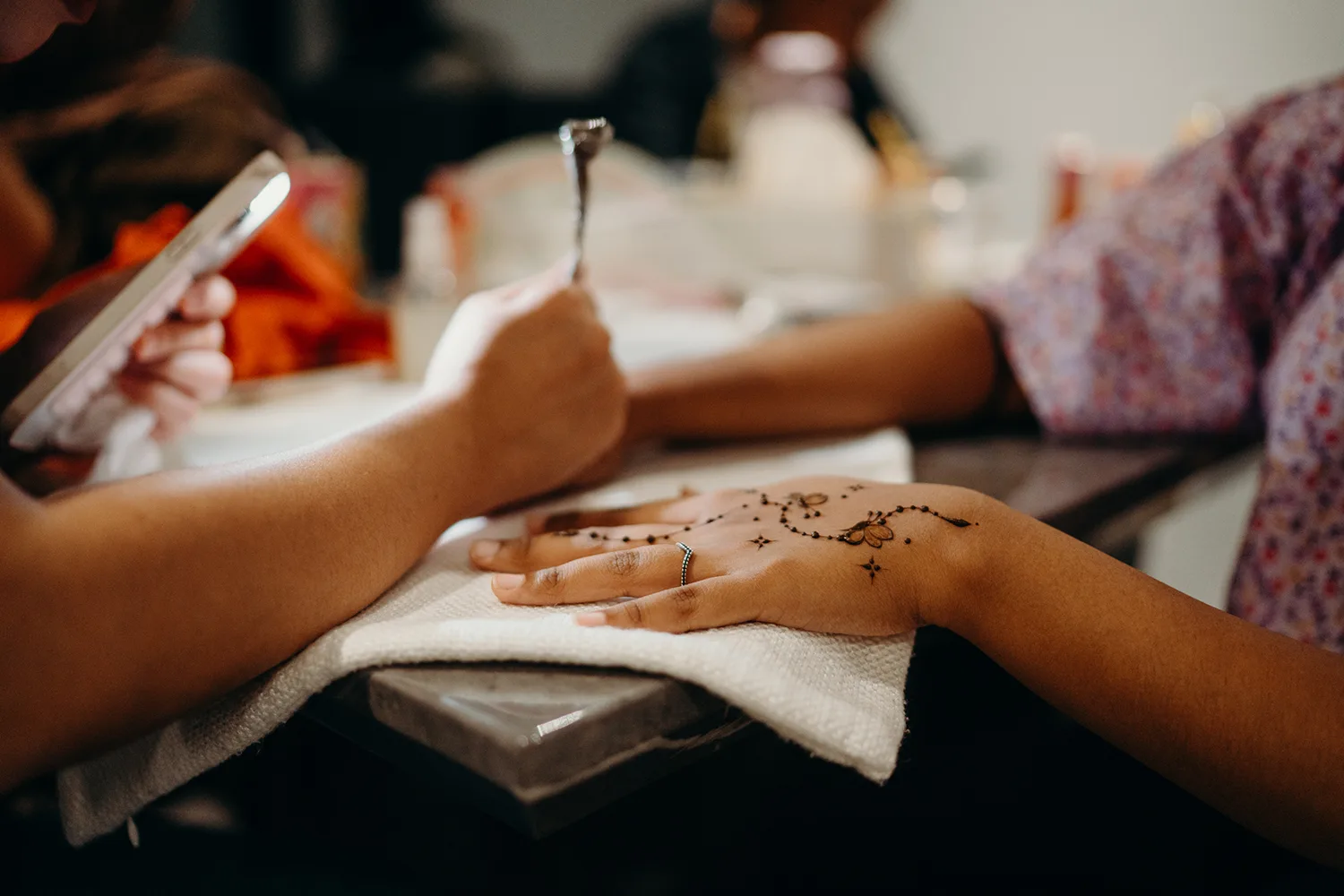 Bride's Henna Night in Singapore.