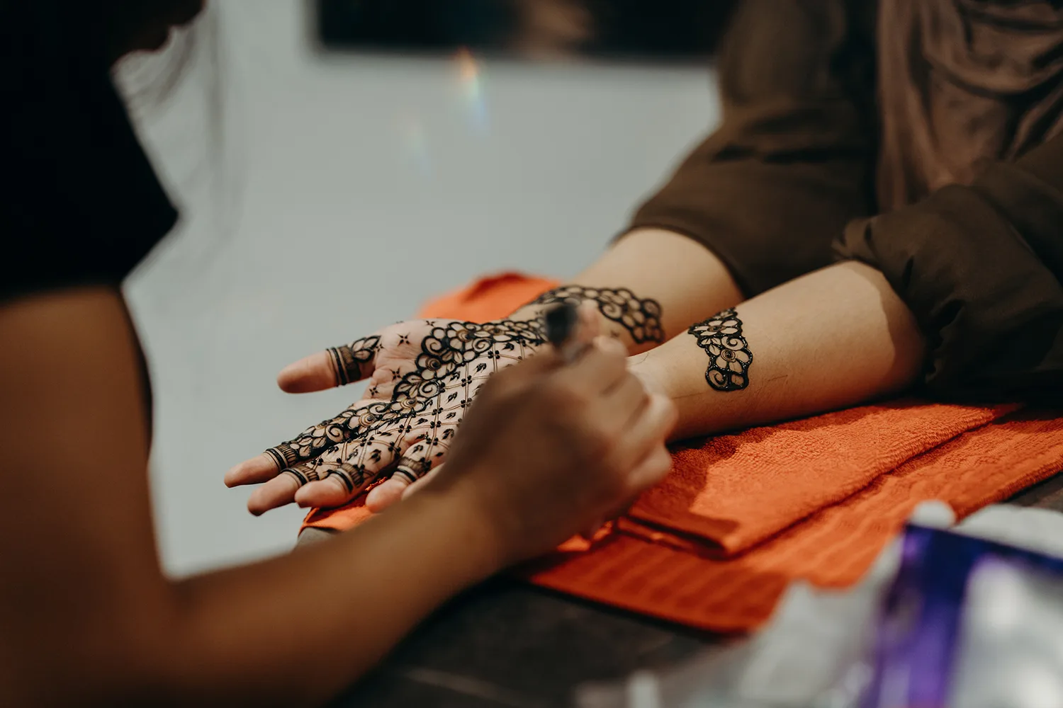 Bride's Henna Night in Singapore.