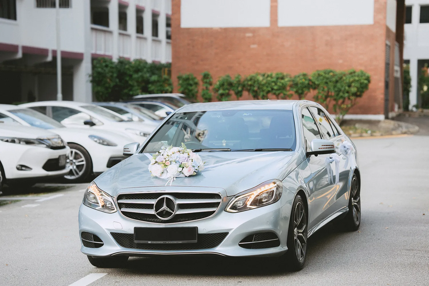 Actual day wedding at Hakka Methodist Church, Singapore.