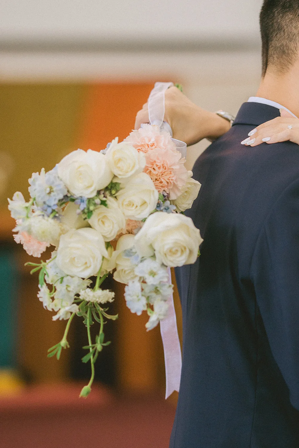 Actual day wedding at Hakka Methodist Church, Singapore.