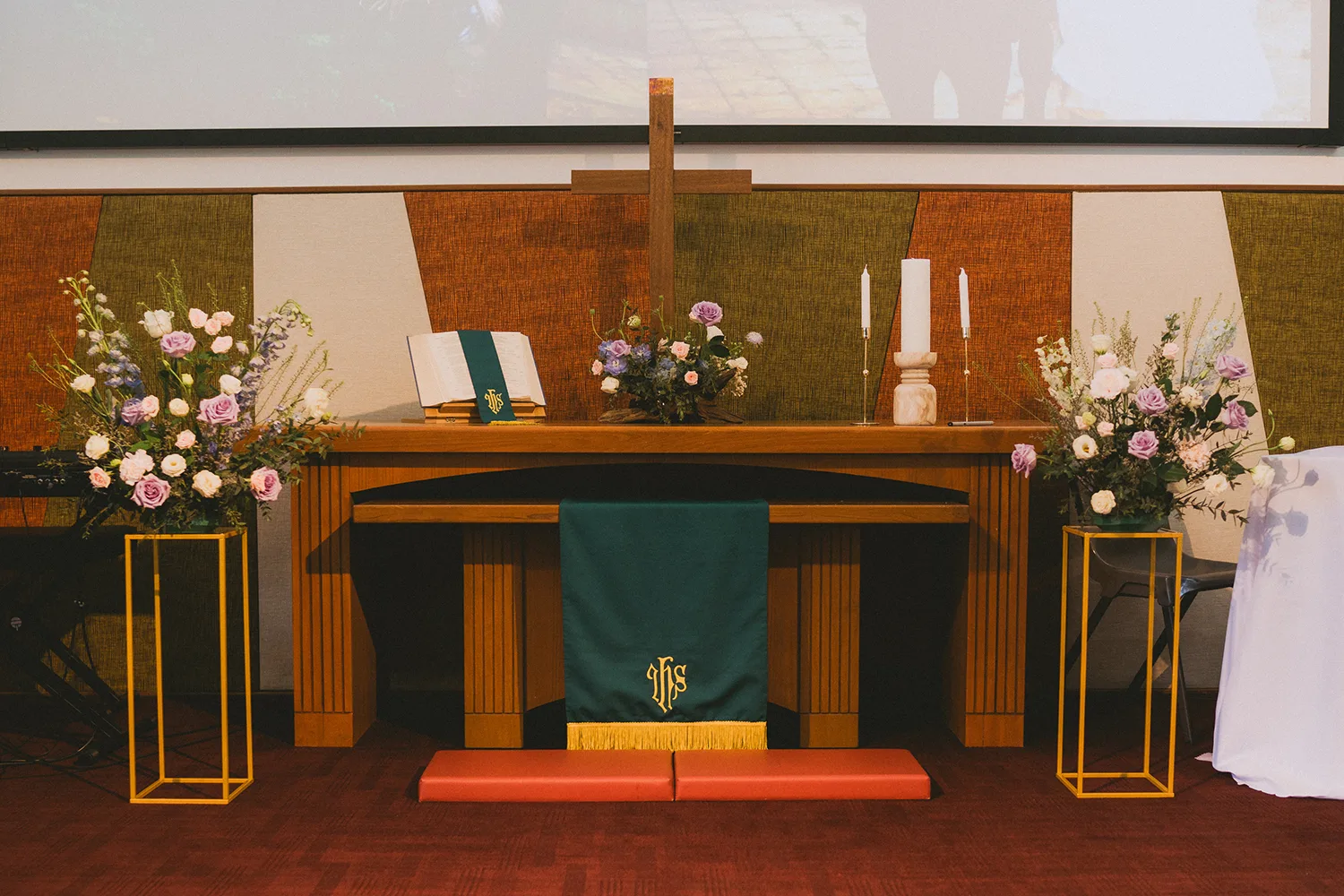 Actual day wedding at Hakka Methodist Church, Singapore.