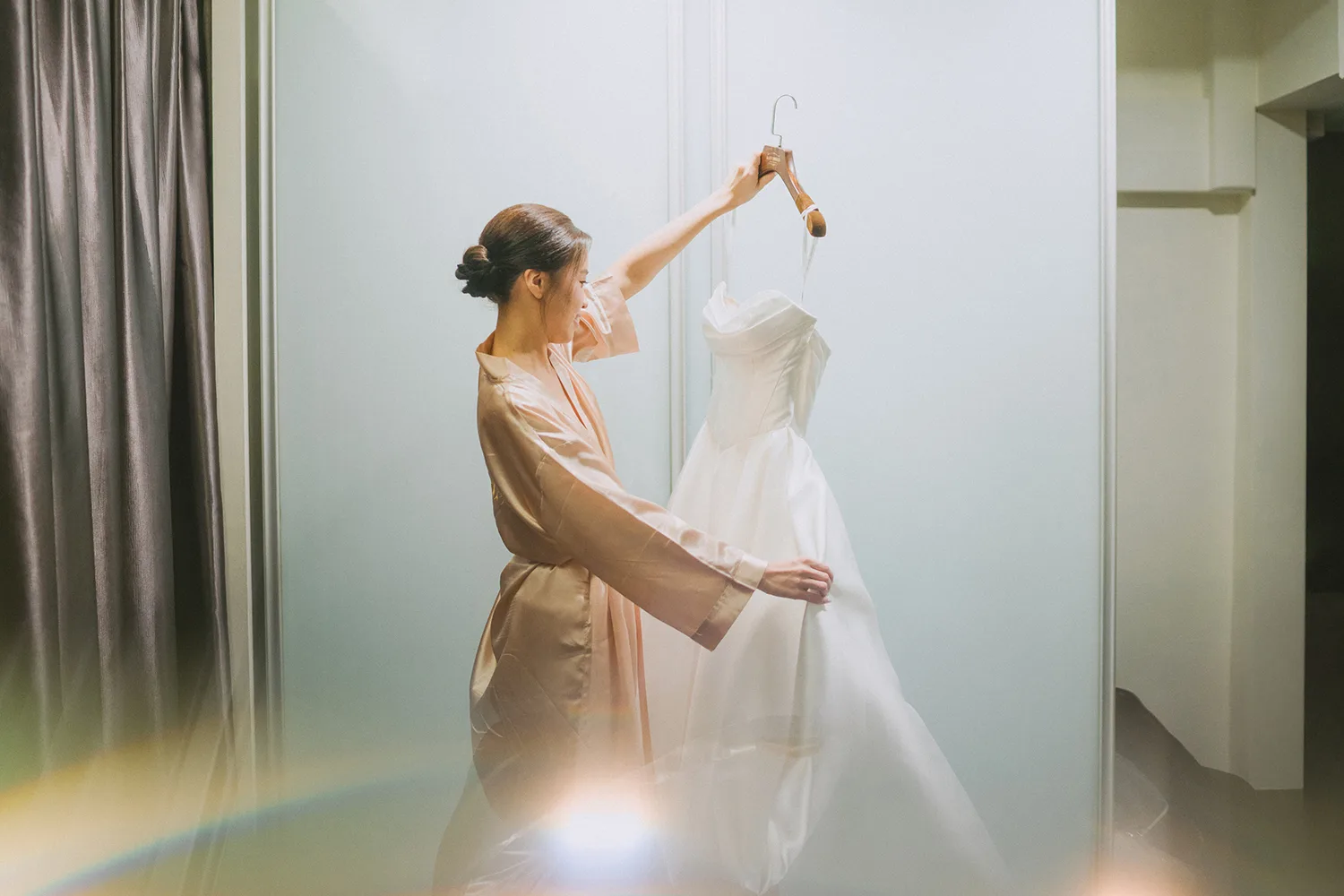 Actual day wedding at Hakka Methodist Church, Singapore.