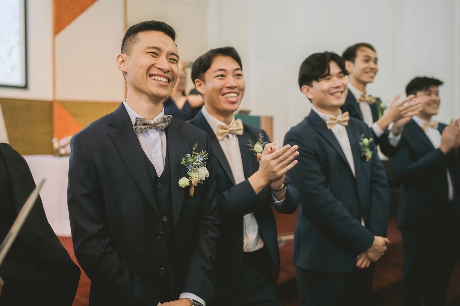 Actual day wedding at Hakka Methodist Church, Singapore.