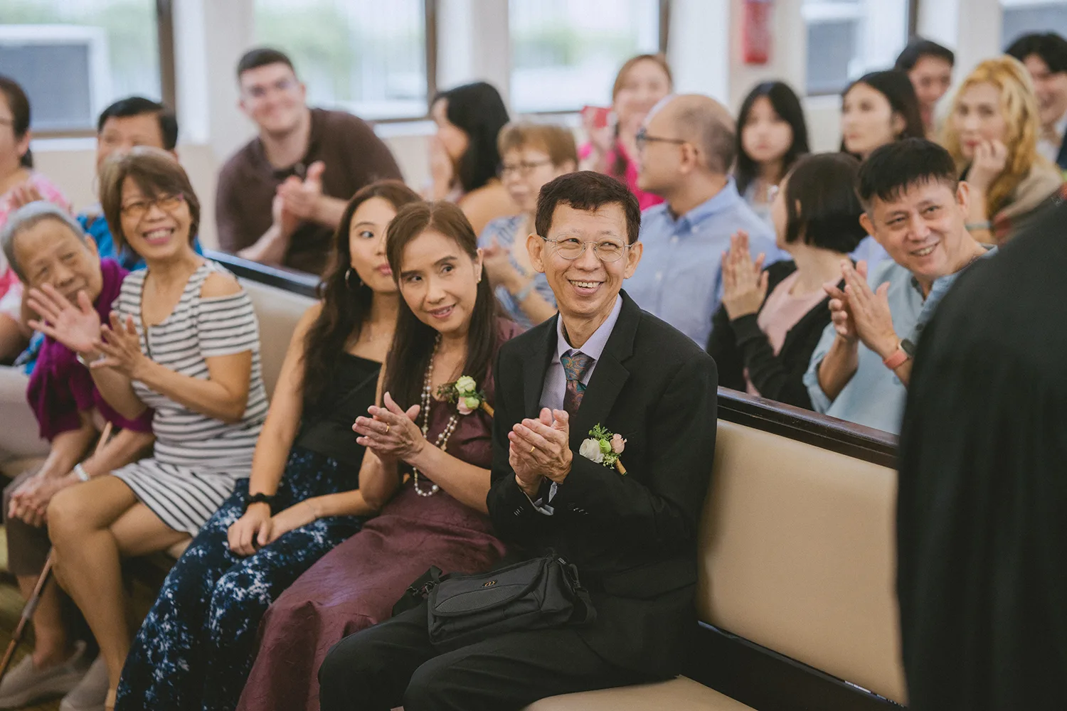 Actual day wedding at Hakka Methodist Church, Singapore.
