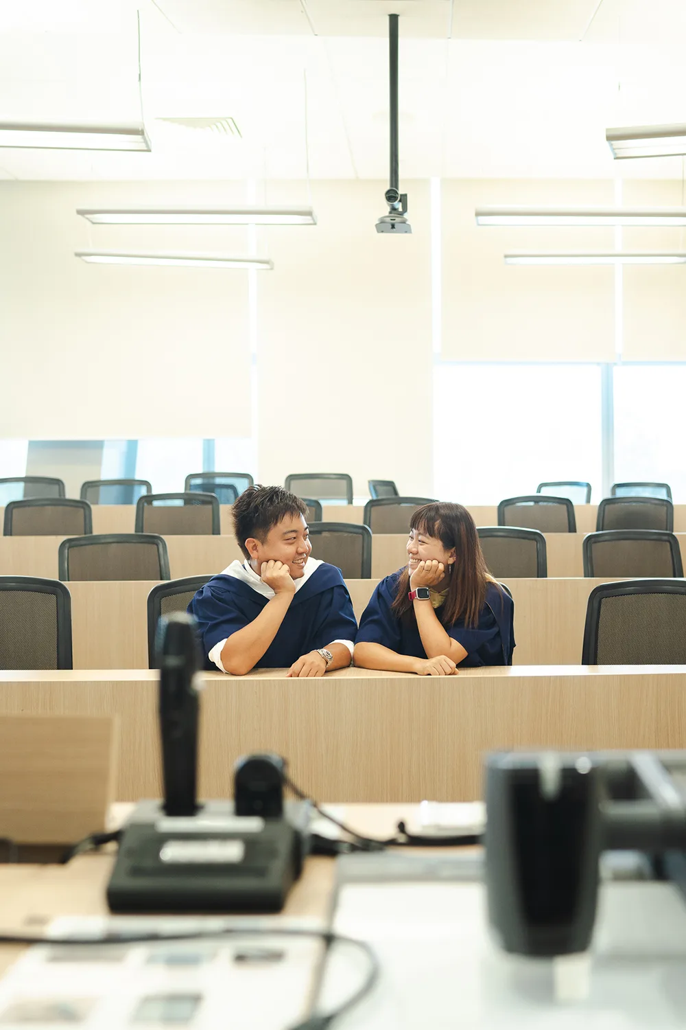 Couple graduation photoshoot in NUS, Singapore.