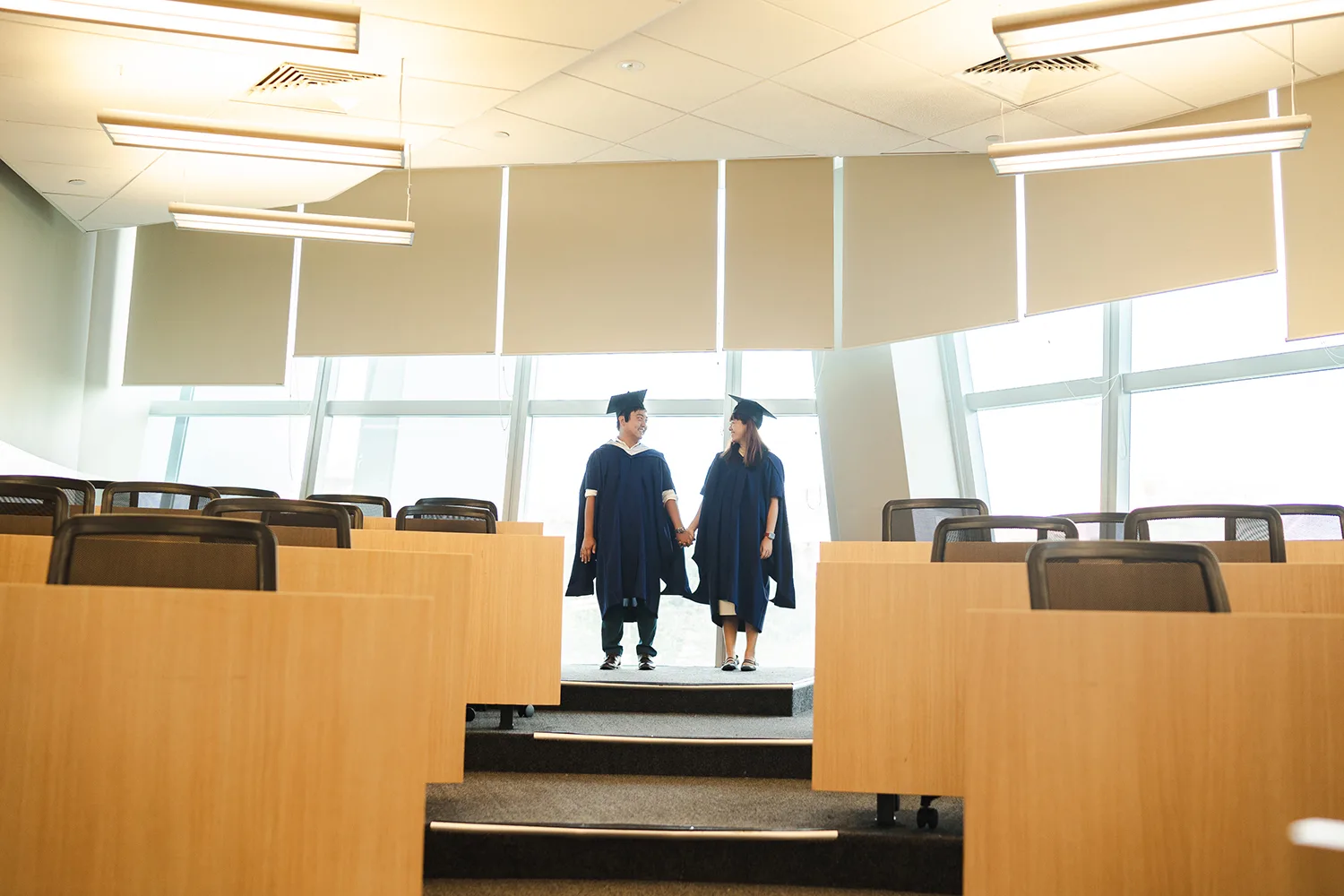 Couple graduation photoshoot in NUS, Singapore.