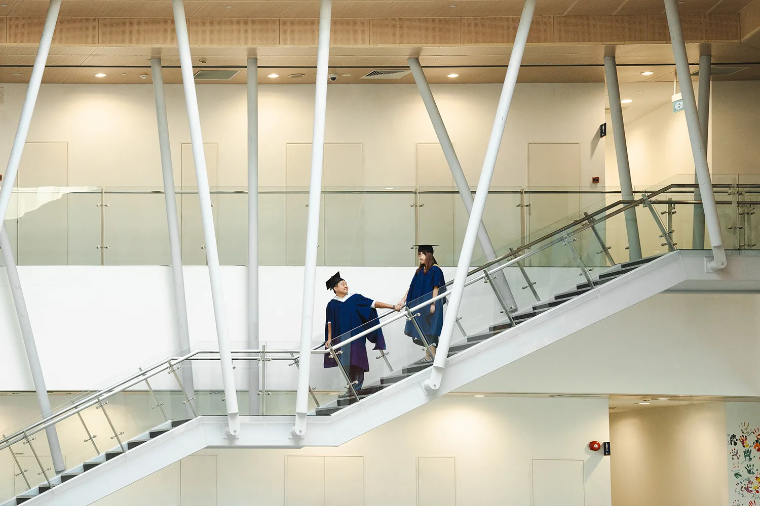 Couple graduation photoshoot in NUS, Singapore.
