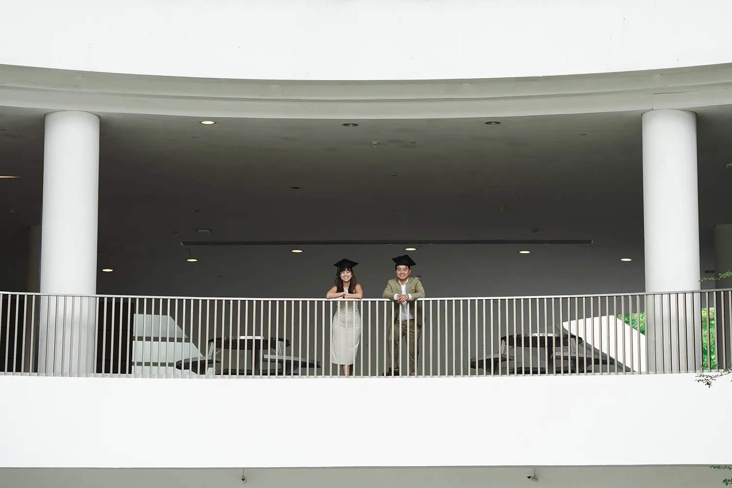 Couple graduation photoshoot in NUS, Singapore.
