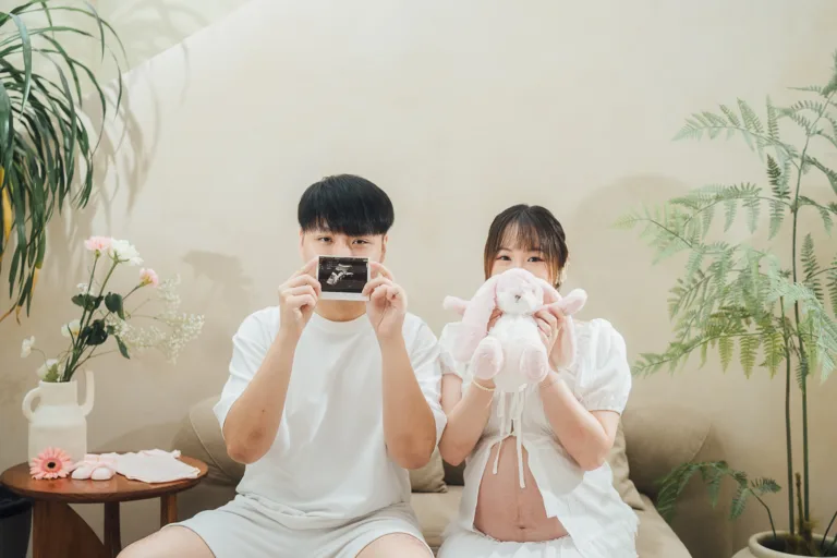 Studio maternity photoshoot in Singapore.