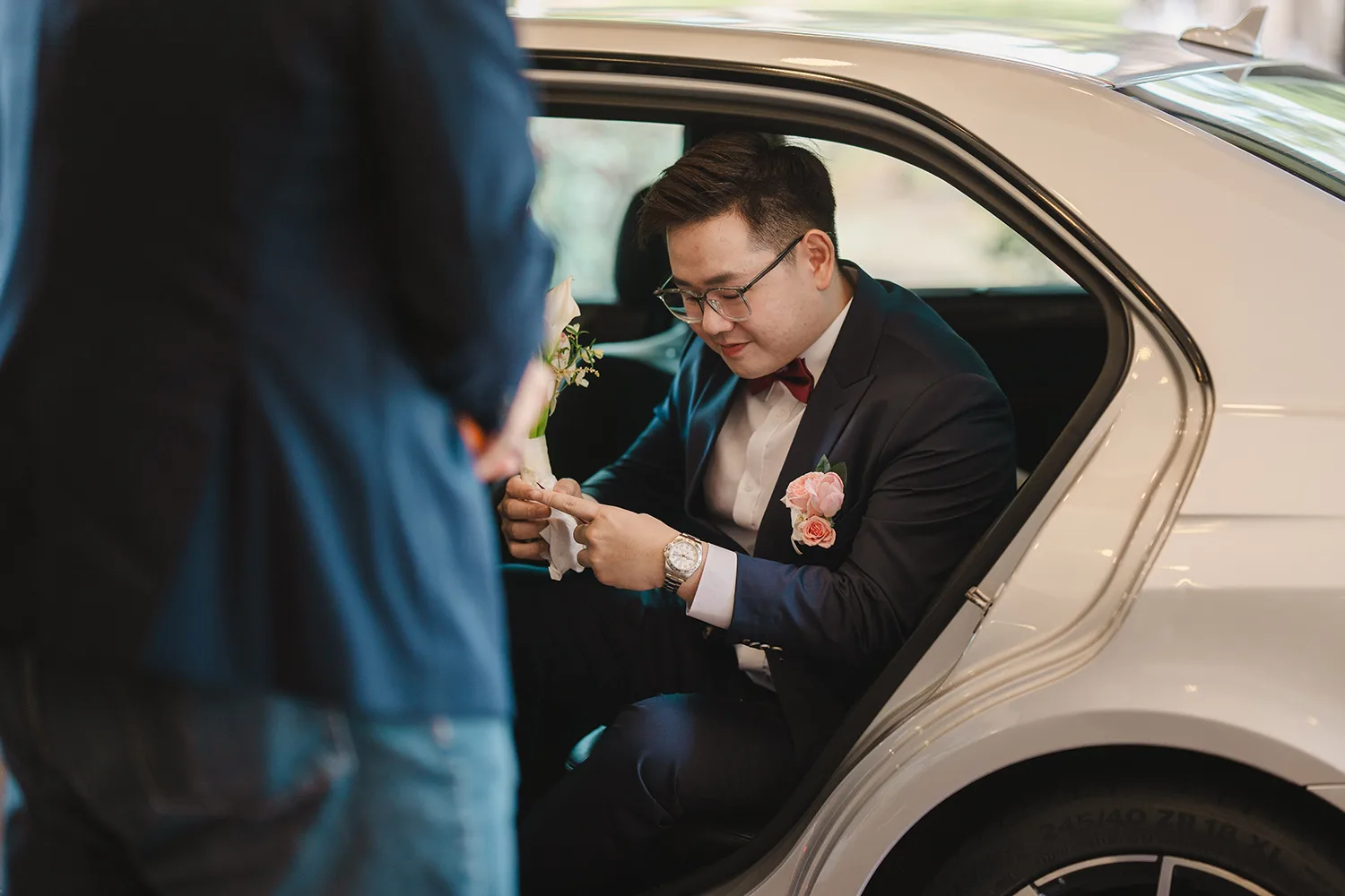 Wedding day at Orchard Rendezvous Hotel, Singapore.