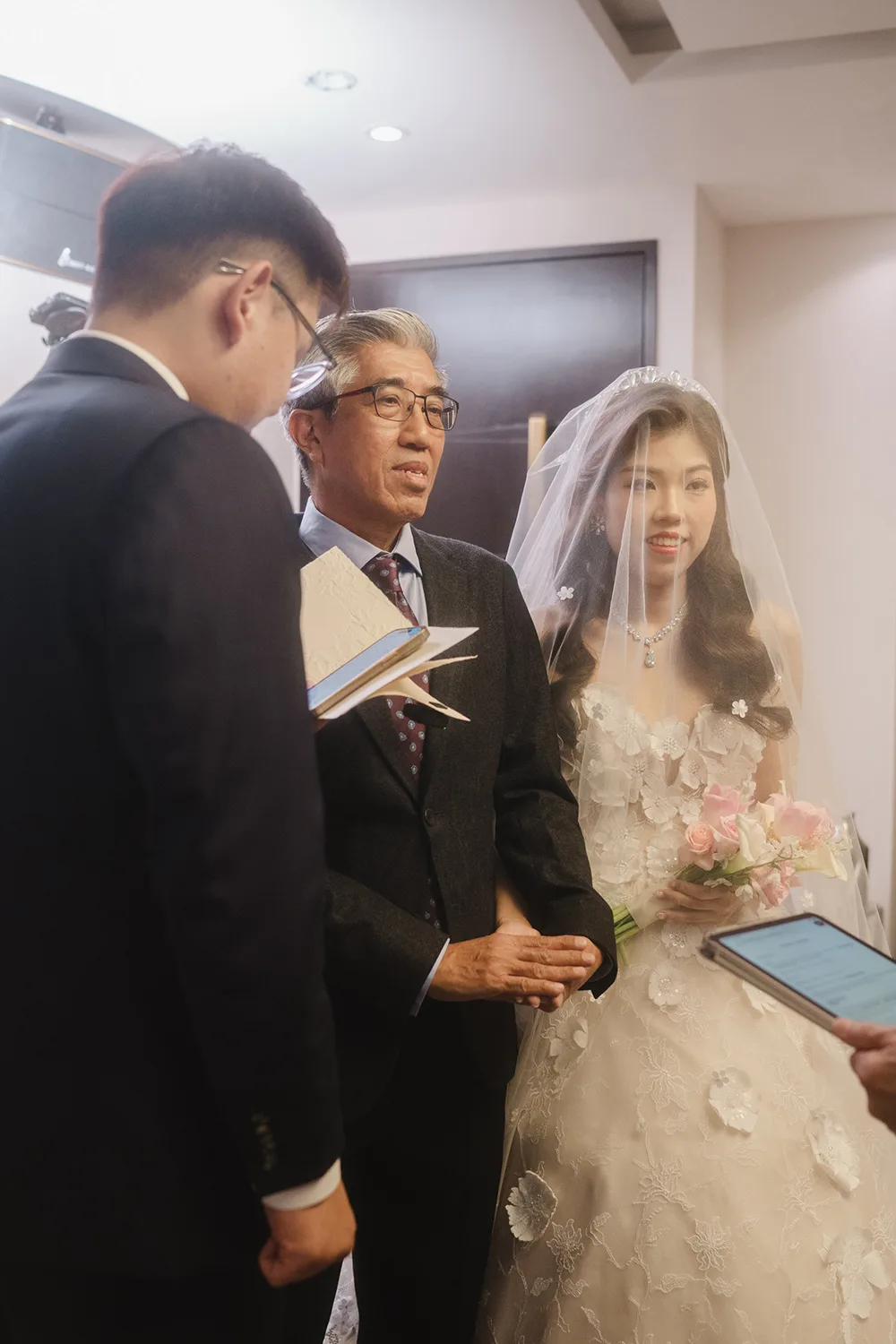 Wedding day at Yan Palace, Chinatown, Singapore.