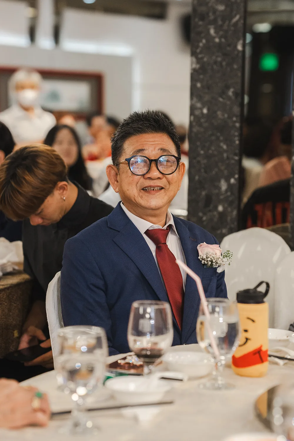 Wedding day at Yan Palace, Chinatown, Singapore.
