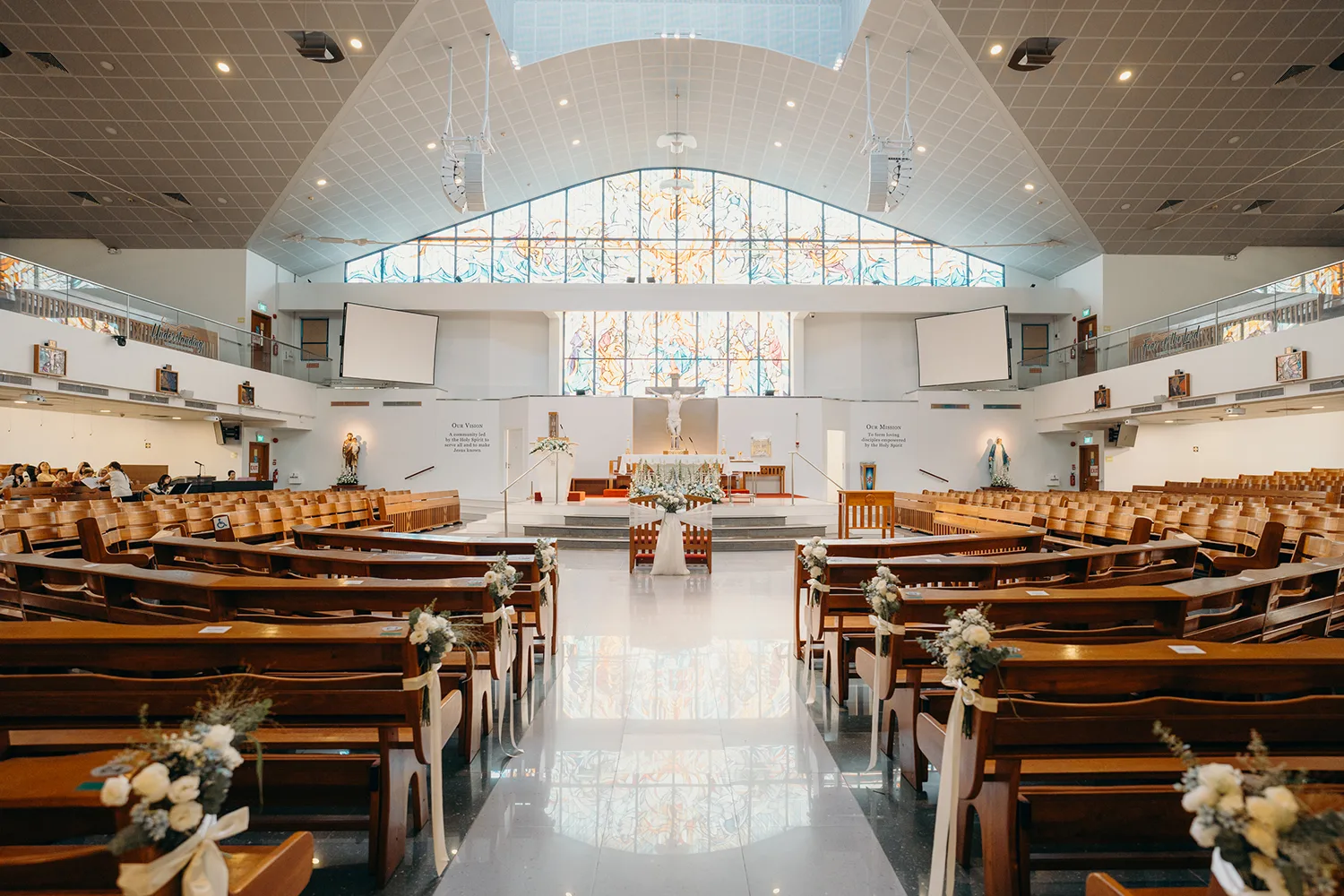 Holy Matrimony at Church of Holy Spirit, Singapore.