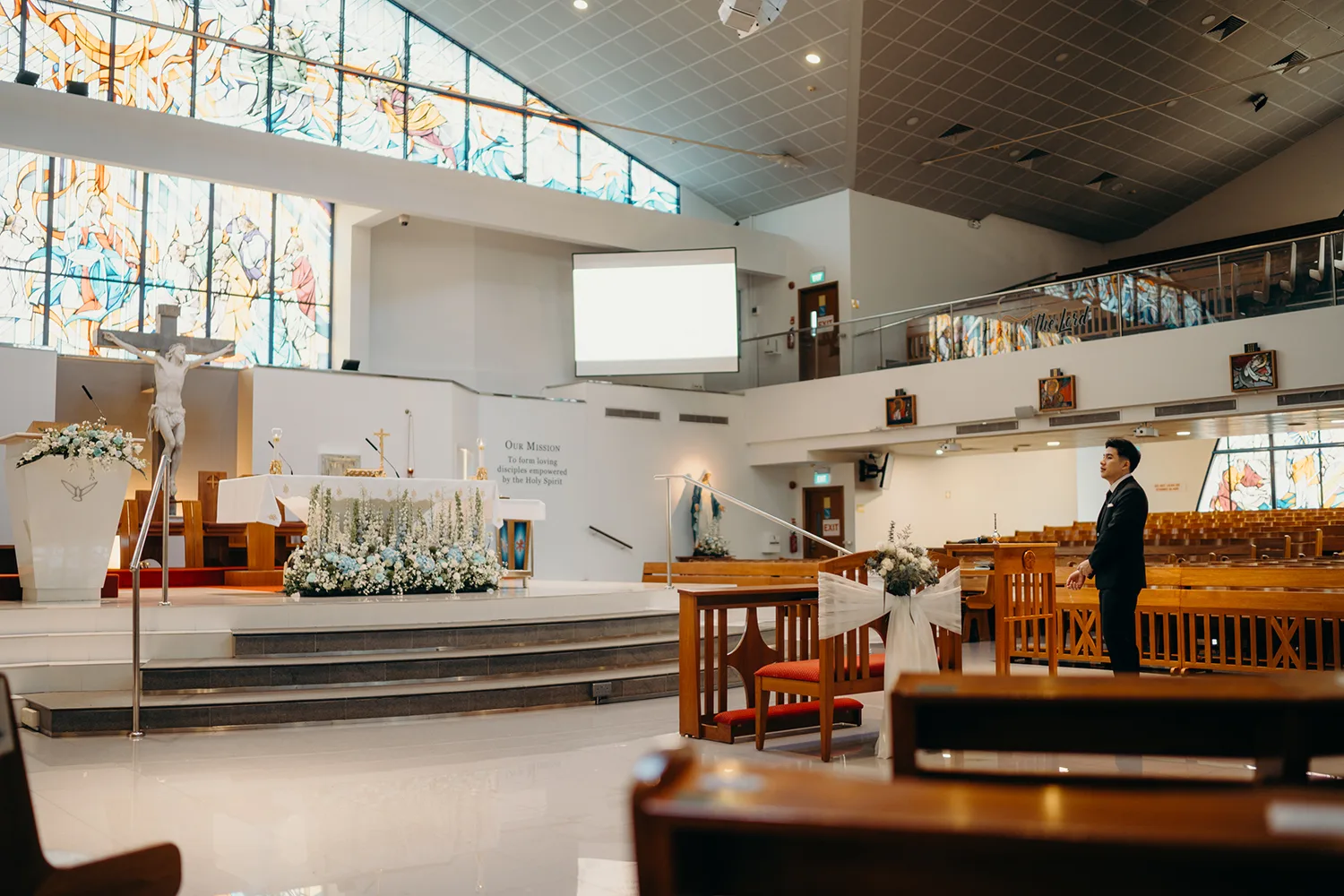 Holy Matrimony at Church of Holy Spirit, Singapore.