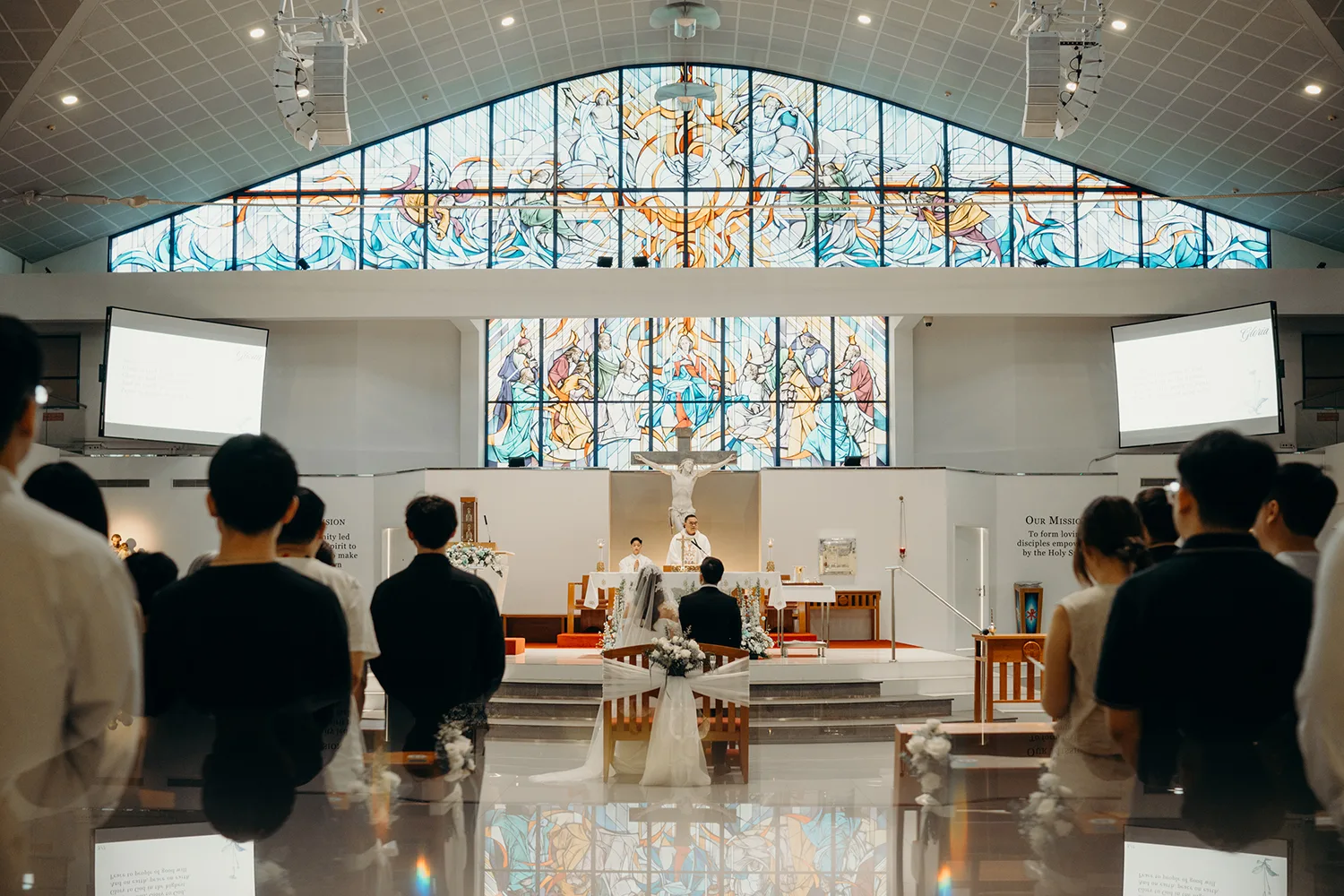 Holy Matrimony at Church of Holy Spirit, Singapore.