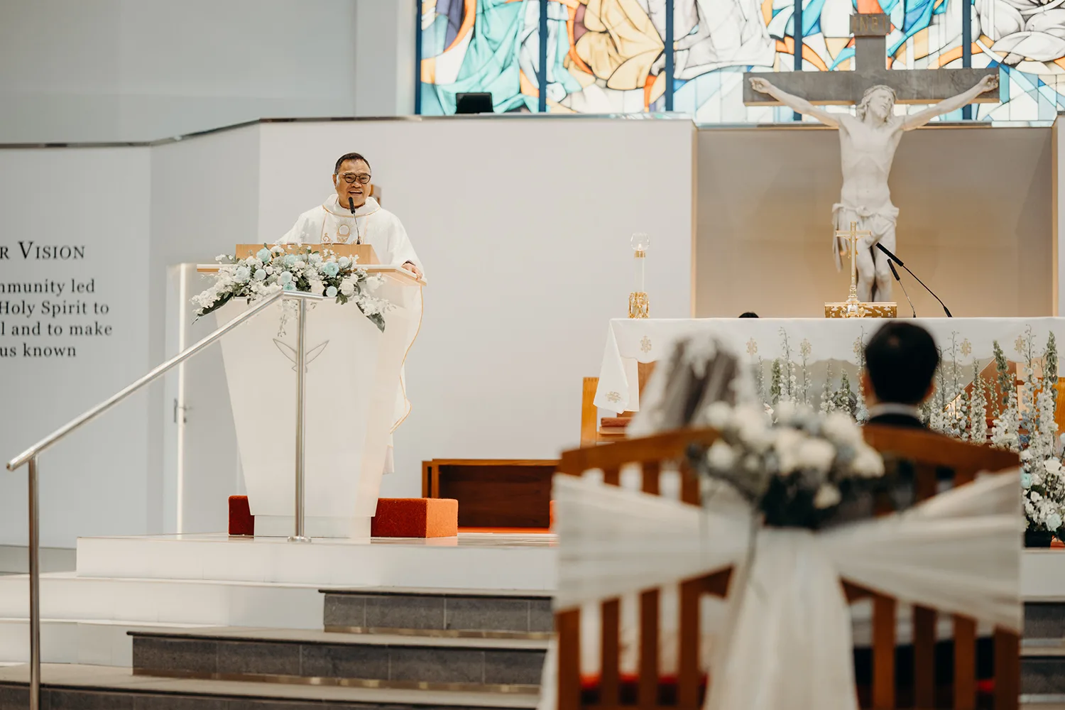 Holy Matrimony at Church of Holy Spirit, Singapore.