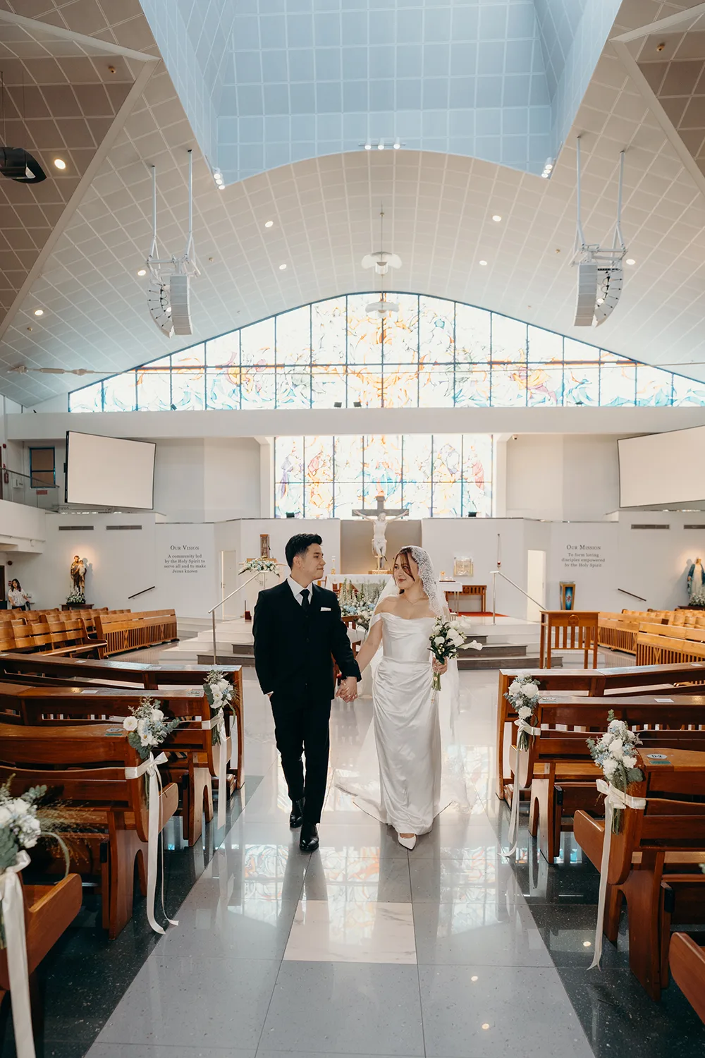 Holy Matrimony at Church of Holy Spirit, Singapore.