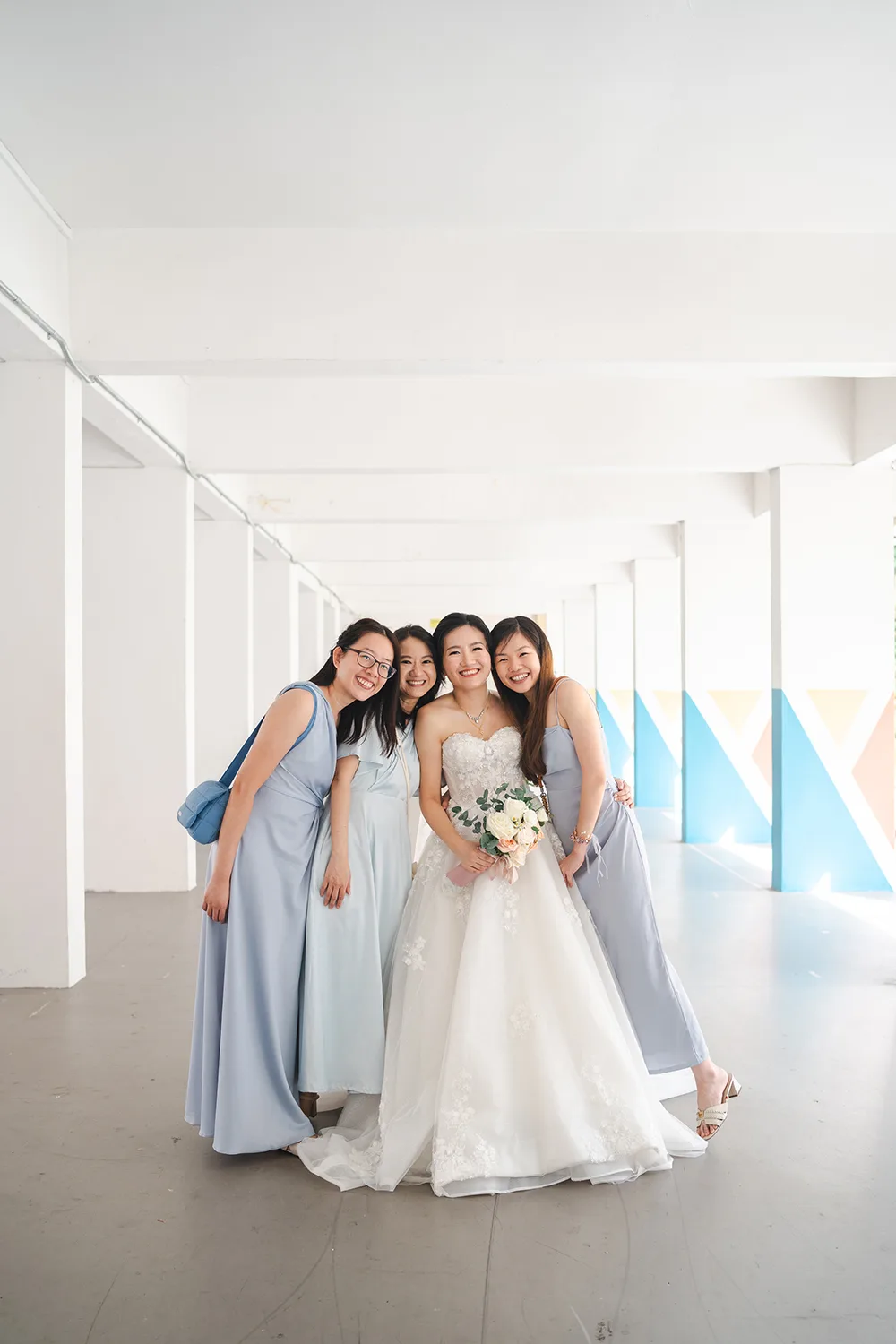 Wedding day at Park Royal on Beach Road, Singapore.