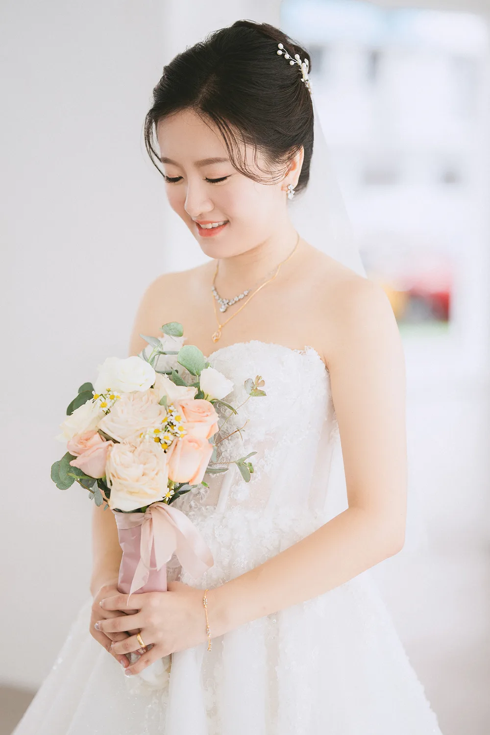 Wedding day at Park Royal on Beach Road, Singapore.