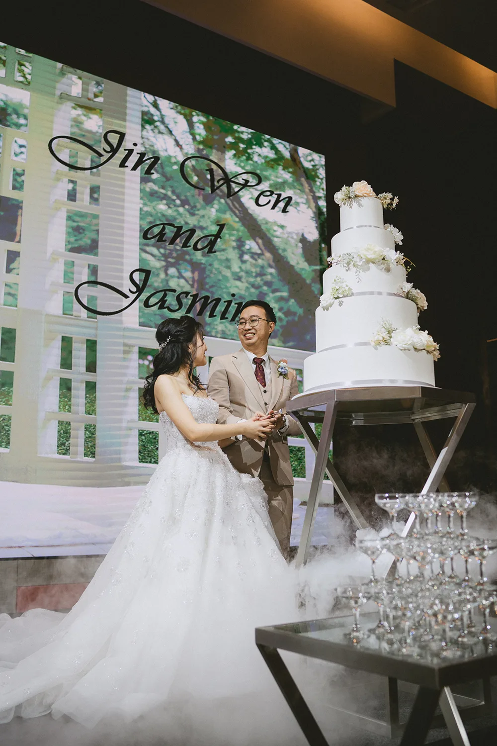 Wedding day at Park Royal on Beach Road, Singapore.